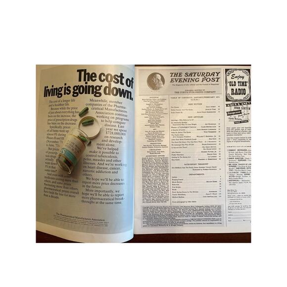 Vintage Magazine The Saturday Evening Post Feb 1974 Zodiac Astrology Rockwell - Picture 2 of 8